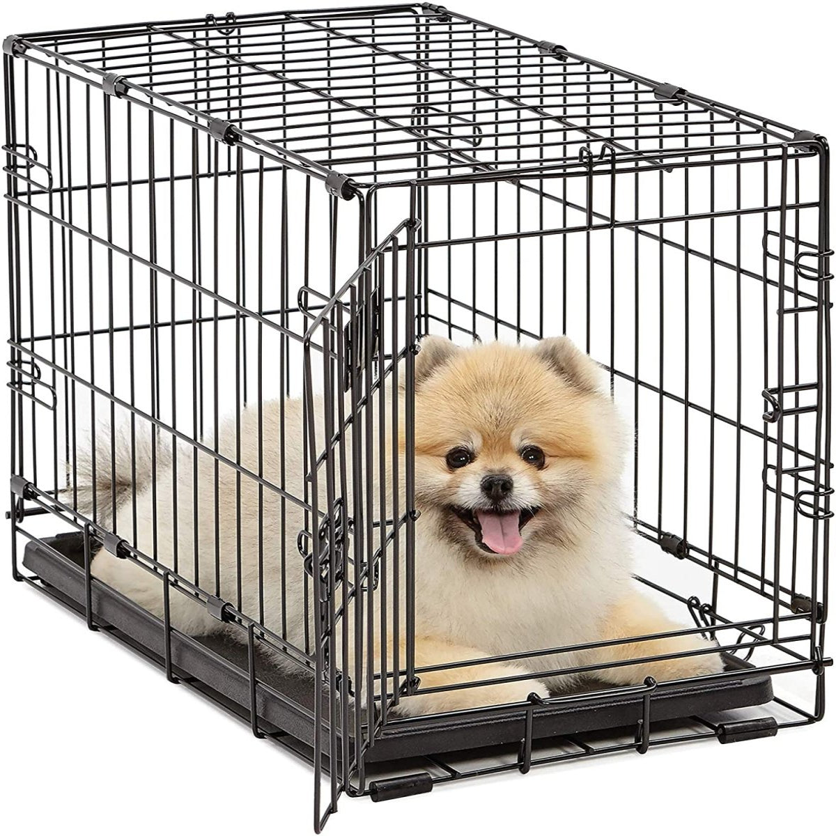 Single & Double Door Folding Metal Dog Crates Fully Equipped - Best Buddy Store