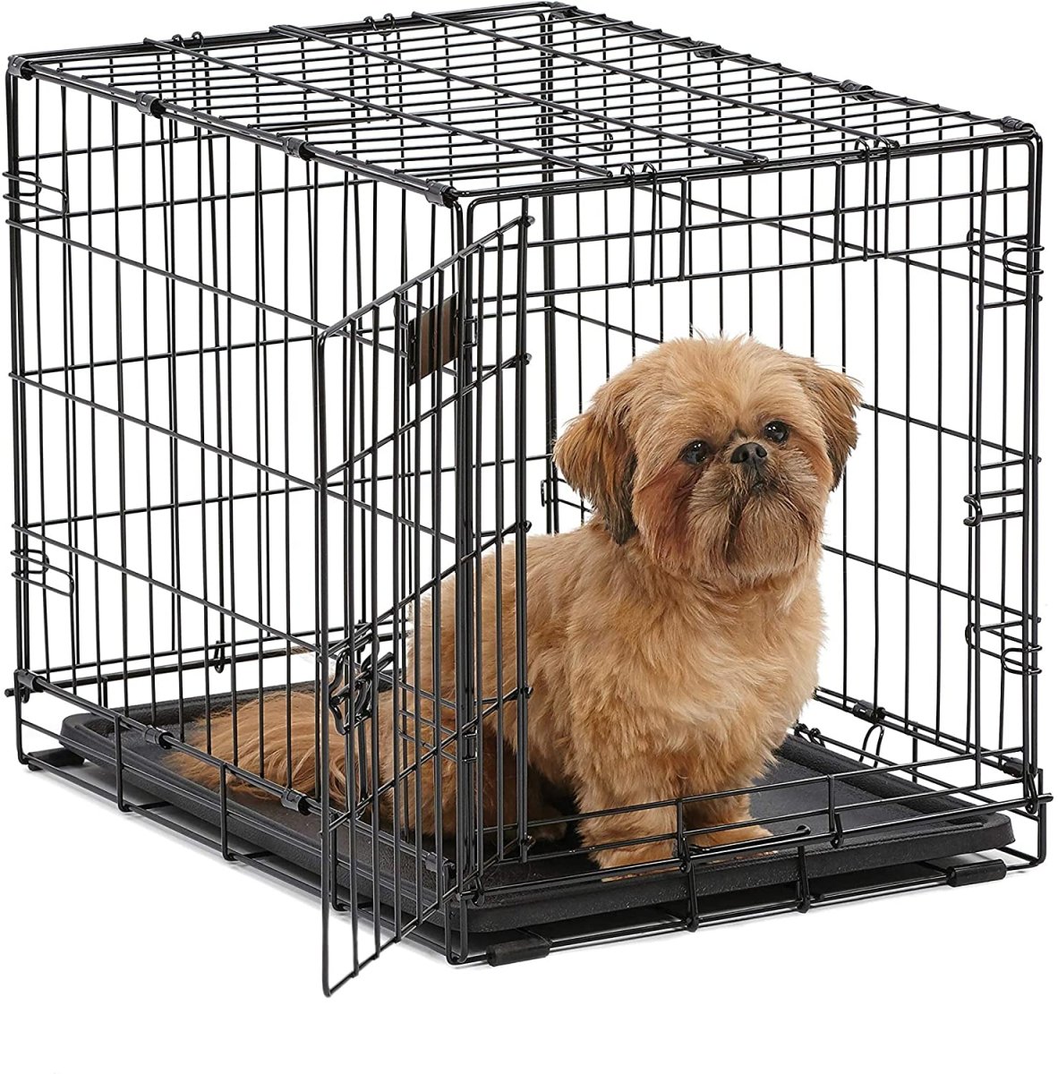 Single & Double Door Folding Metal Dog Crates Fully Equipped - Best Buddy Store
