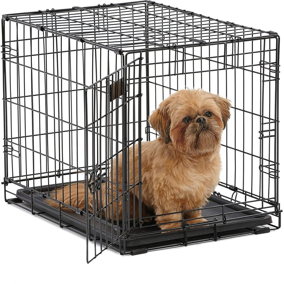 Single & Double Door Folding Metal Dog Crates Fully Equipped - Best Buddy Store