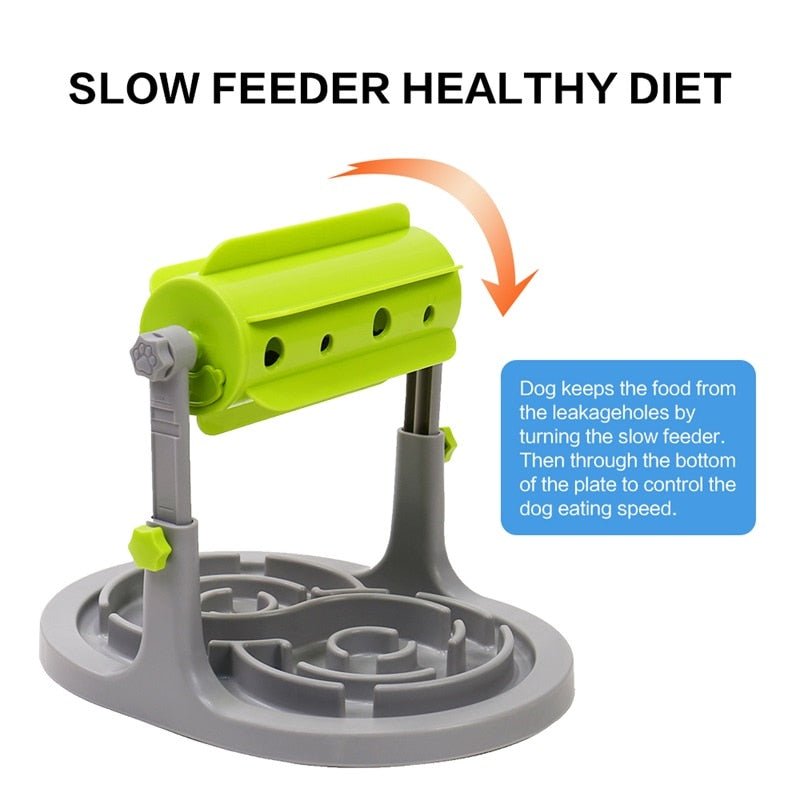 Slow Feeder Dog Bowl Interactive Slow Eating Training - Best Buddy Store