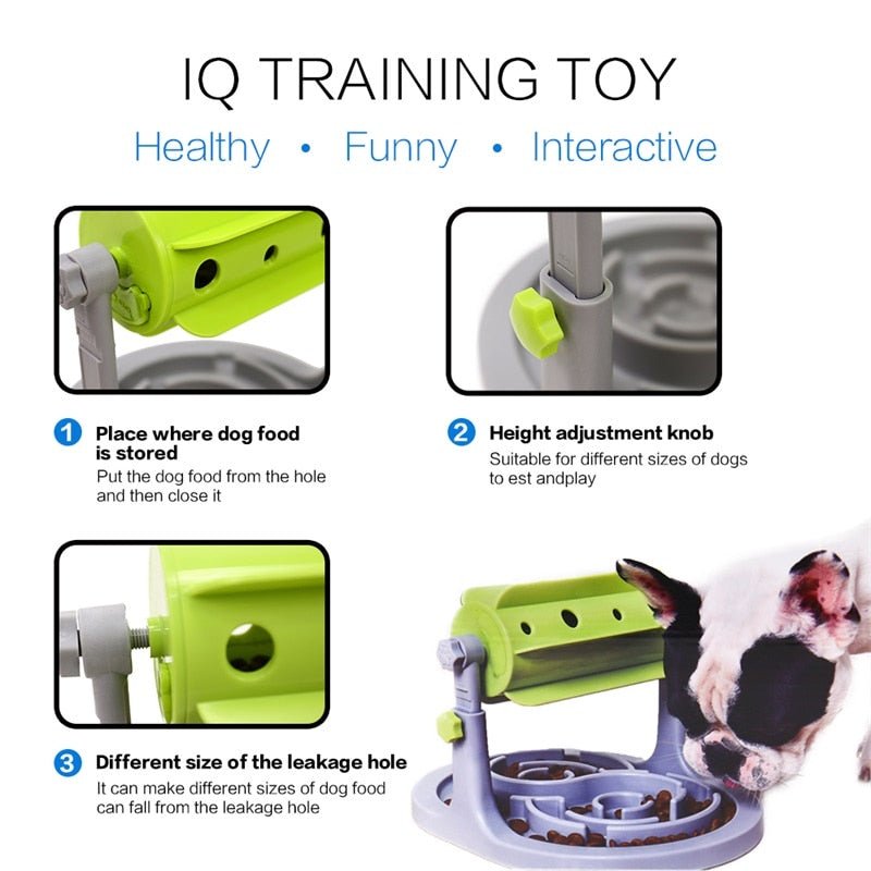 Slow Feeder Dog Bowl Interactive Slow Eating Training - Best Buddy Store