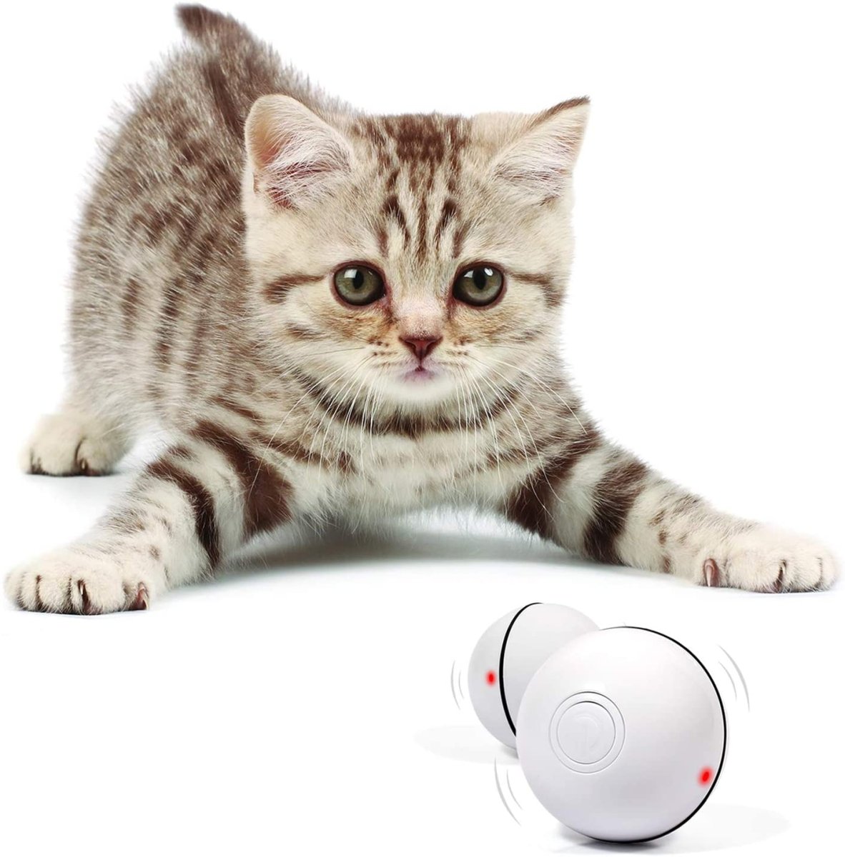 Smart Interactive Cat Toy - 360 Degree Self Rotating Ball - Best Buddy Store