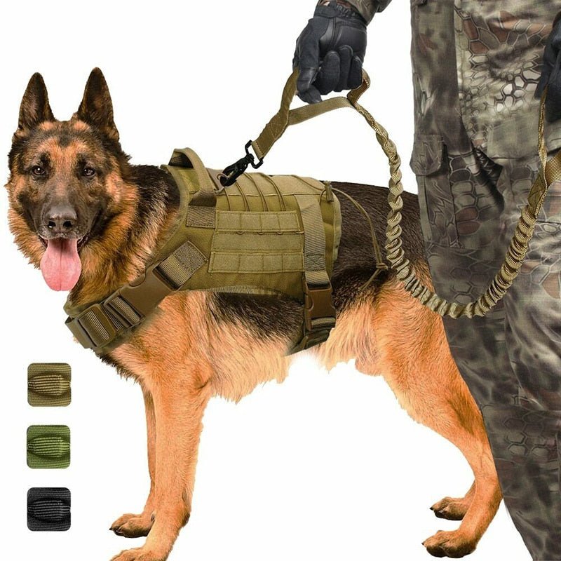 Tactical Breathable Adjustable Dog Vest harness - Best Buddy Store