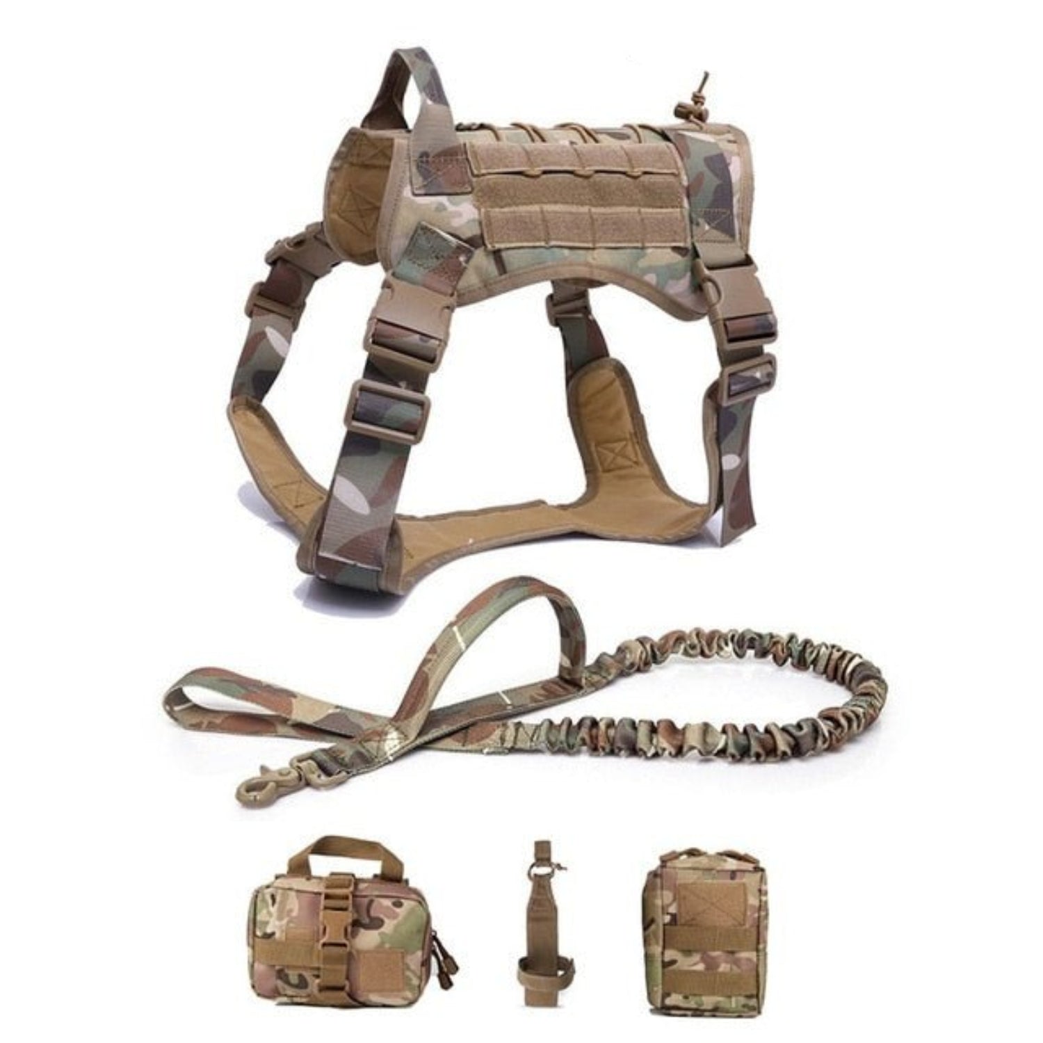 Tactical Breathable Adjustable Dog Vest harness - Best Buddy Store