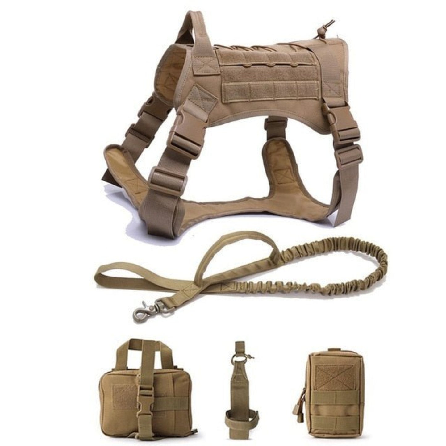 Tactical Breathable Adjustable Dog Vest harness - Best Buddy Store