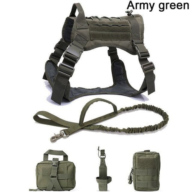 Tactical Breathable Adjustable Dog Vest harness - Best Buddy Store