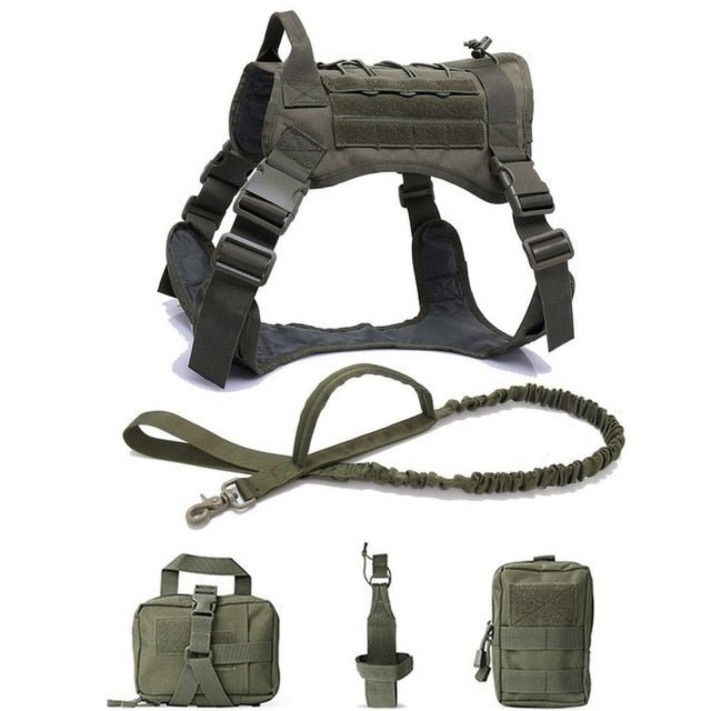 Tactical Breathable Adjustable Dog Vest harness - Best Buddy Store