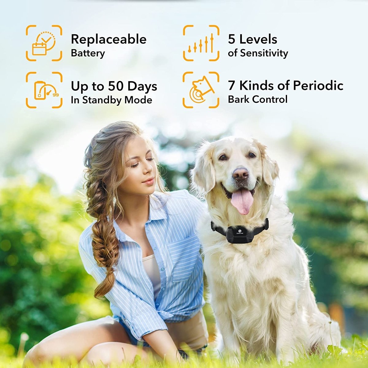 Vibrating Anti Bark Dog Collar With Remote Control - Best Buddy Store