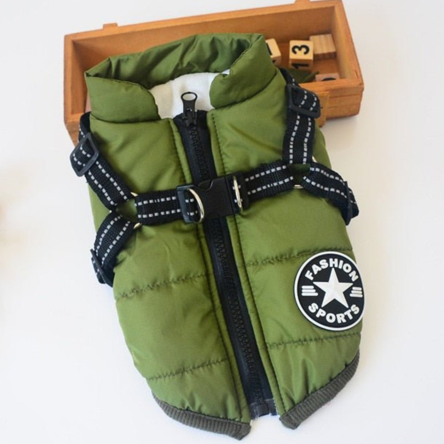 Waterproof Dog Warm Jacket with Built - in Harness - Best Buddy Store