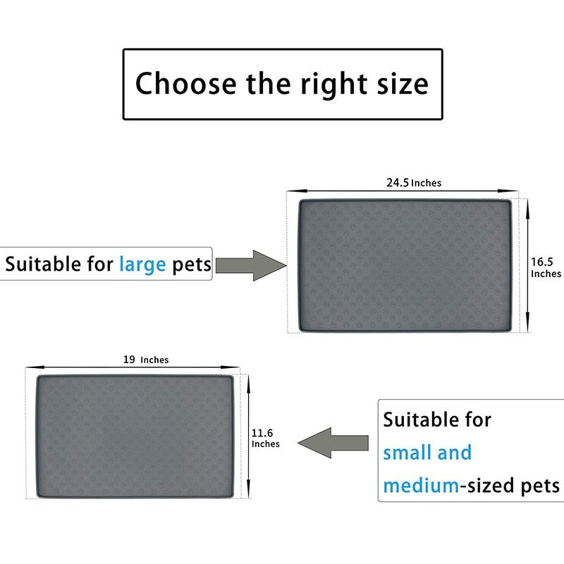 Waterproof Food Mat For Pet Feeding Bowls - Best Buddy Store
