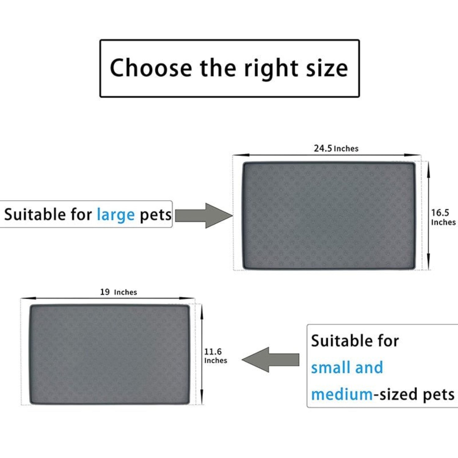 Waterproof Food Mat For Pet Feeding Bowls - Best Buddy Store