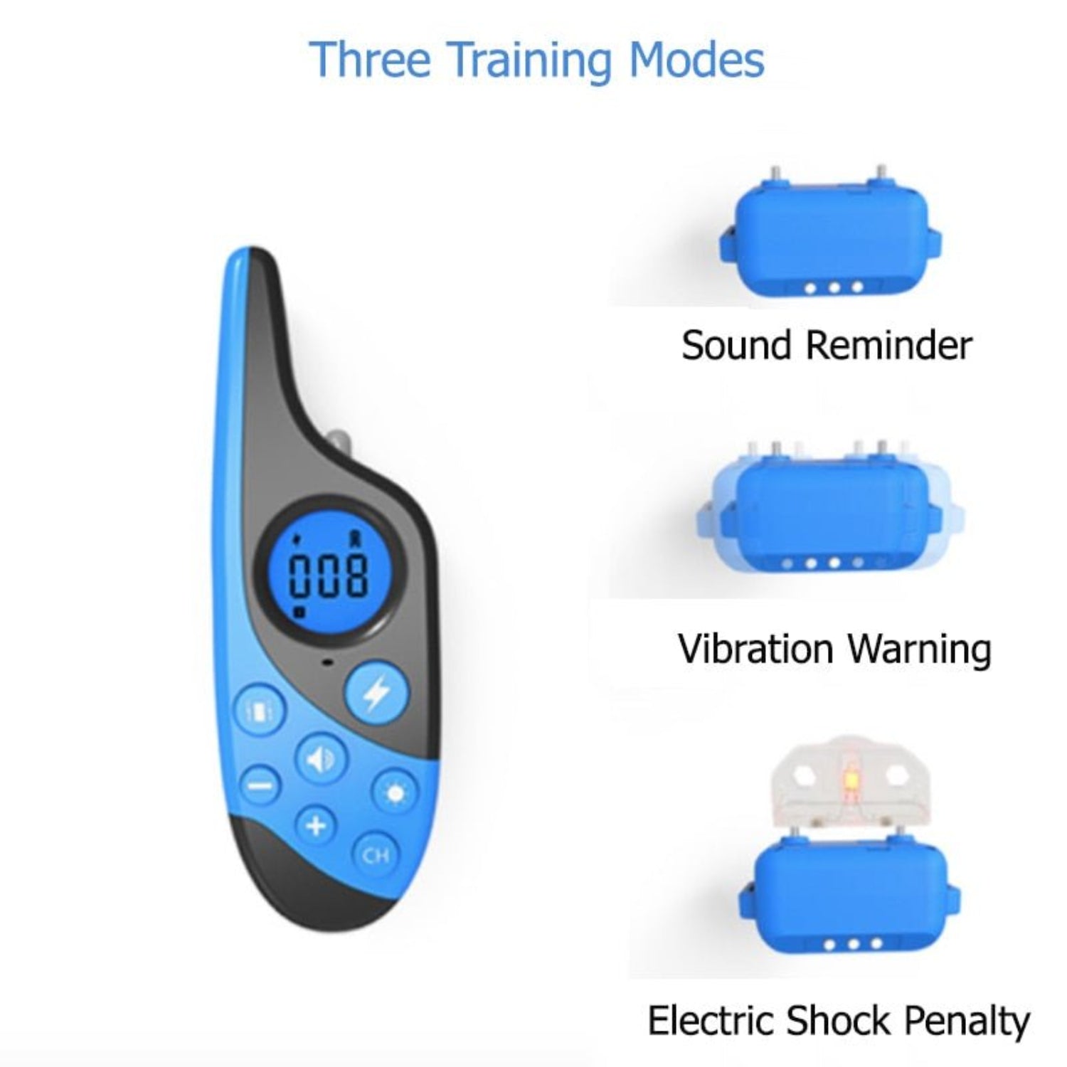 Waterproof Rechargeable Anti - Bark Remote Control Dog Training Collar - Best Buddy Store