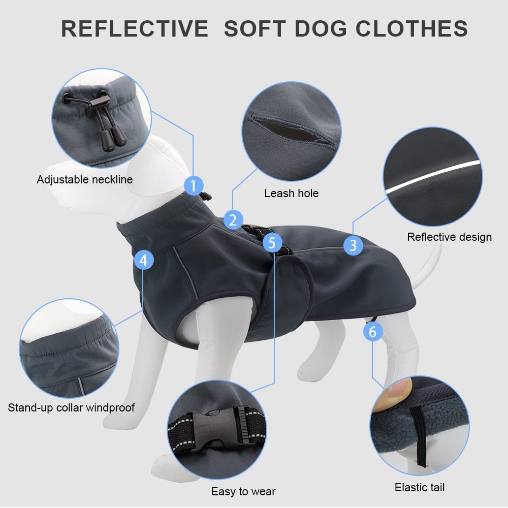Waterproof Reflective Dog Vest Jacket - Best Buddy Store