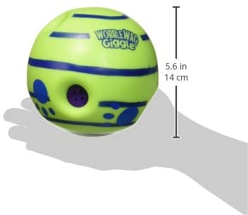 Wobble Giggle Ball - Interactive Dog Toy, Fun Giggle Sounds When Rolled or Shaken - Best Buddy Store