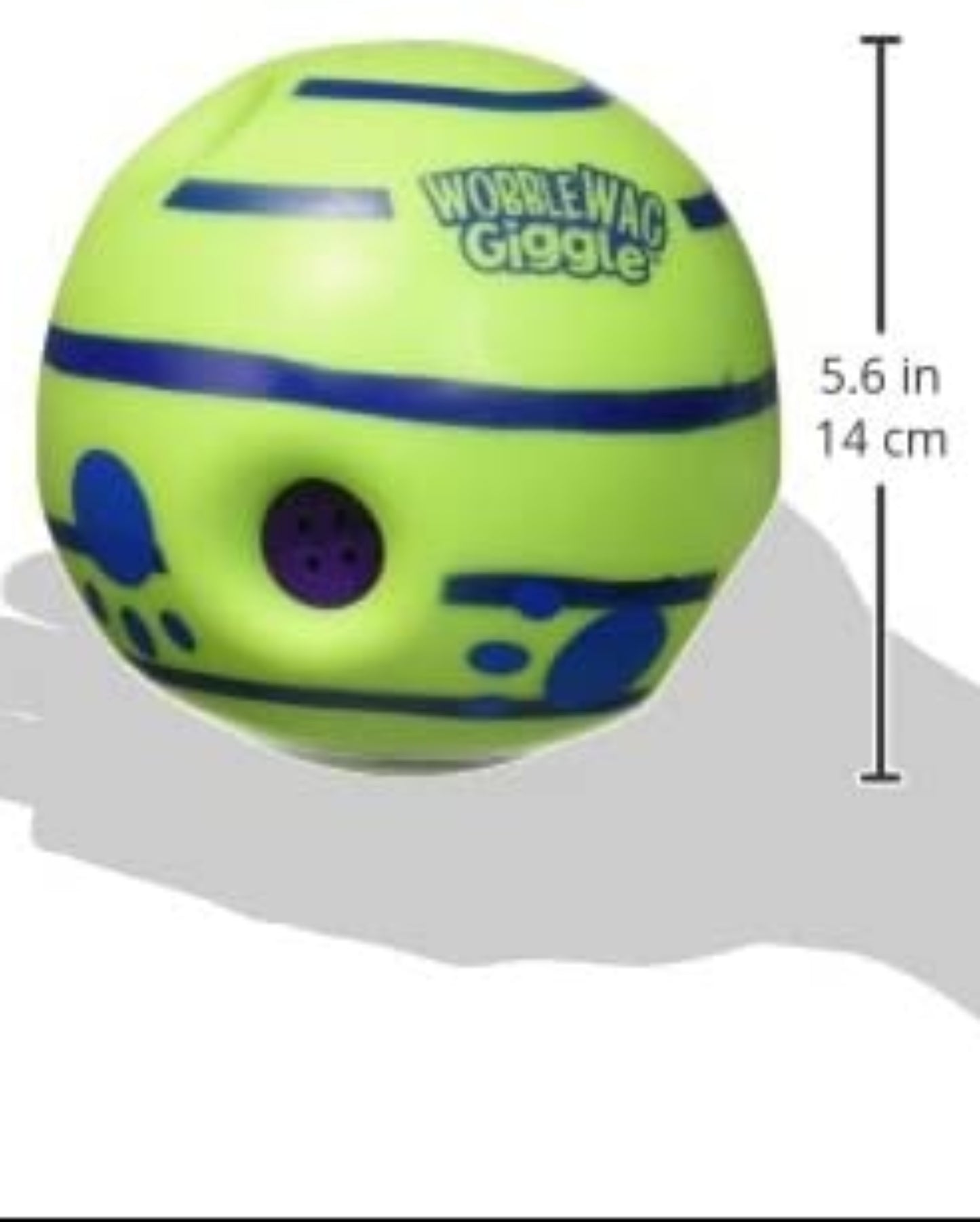 Wobble Giggle Ball - Interactive Dog Toy, Fun Giggle Sounds When Rolled or Shaken - Best Buddy Store